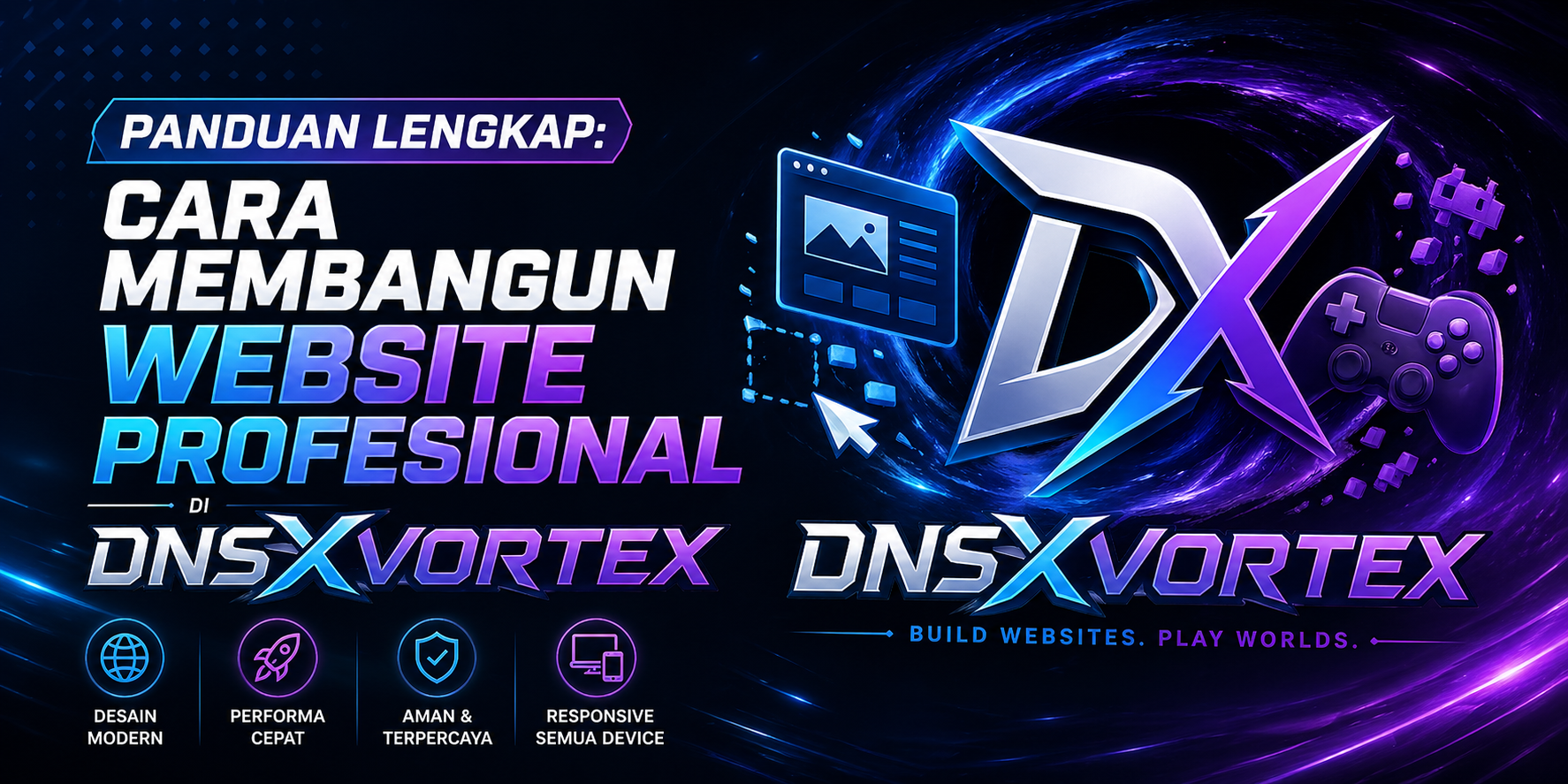 Panduan Lengkap: Cara Membangun Website Profesional di DNSXVortex
